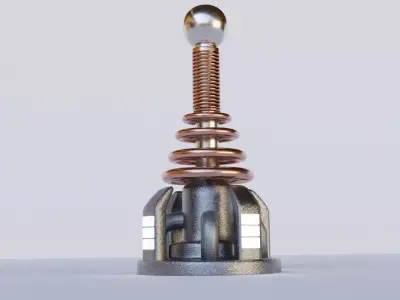 Tesla Coil Tower 3D model
