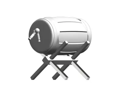 mosque drum 3D model