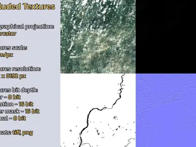 Qingyuan China City Landscape 3D Model 3D model