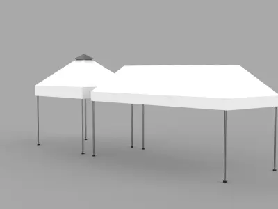 tent model 3D model