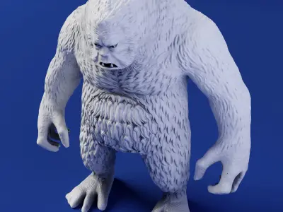 Bigfoot 3D Print Model sasquatch 3D print model
