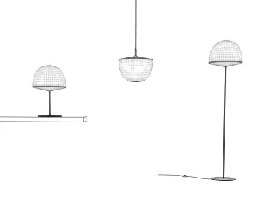 Cheshire lamp 3D model