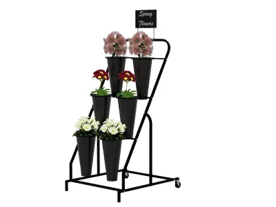 Flower Display Stand 3D model