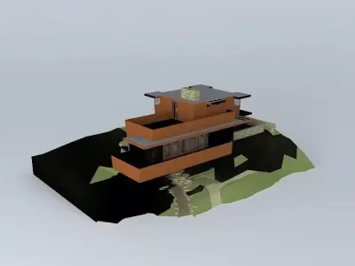 John C. Pew House- Frank Lloyd Wright Free 3D model