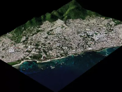 Puerto Plata - Dominican Republic 3D model