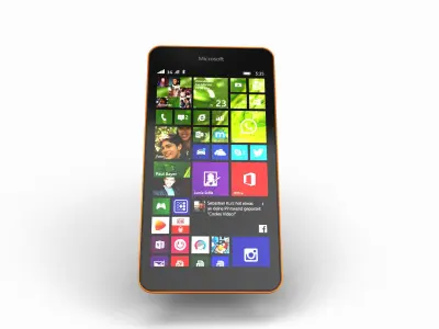 Mobile phone Lumia 535 3D model