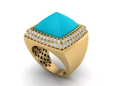 Jewelry ring 357 3D print model