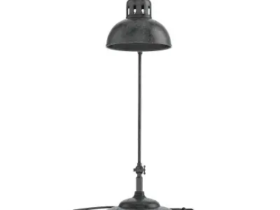 Industriel old tablelamp 3D model