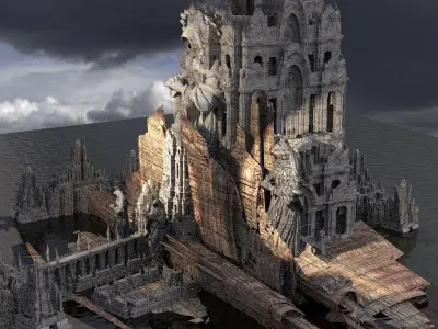 Drake Race Underground Ancient City 3D model