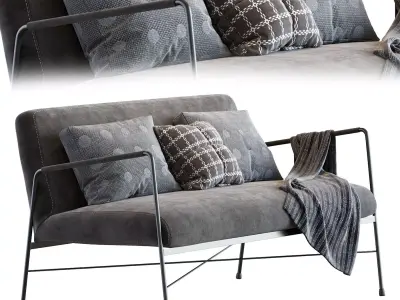 Derry Genuine Sofa 3D model