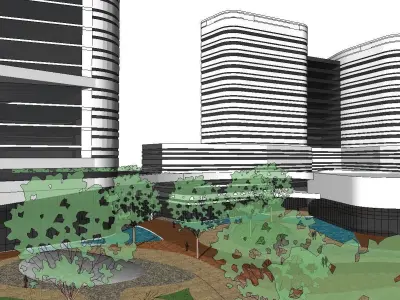 vacation spot-Resort-Fashion Leisure Hotel-0209 3D model