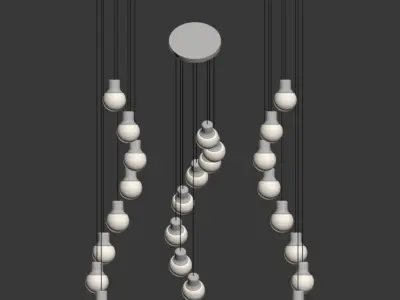 Mass Chandelier Andtradtion 3D model