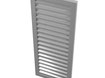louver window persiana blind low poly Low-poly 3D model