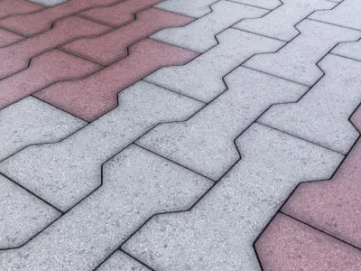 Paving Stone 01 3D model