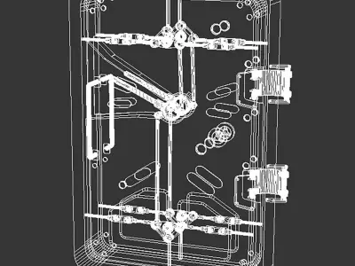 Futuristic Door 3D model