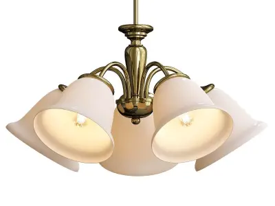 Cougar Stepney 5 Light Pendant 3D model
