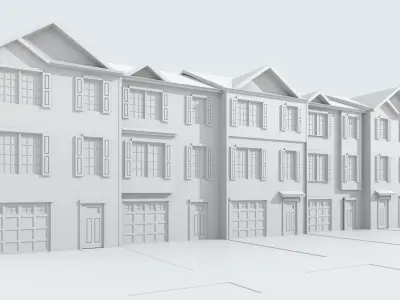 Cape Cod House 13 3D model