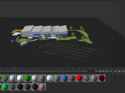 Convention Center Building II 3D model