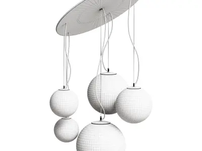 Ideal Lux MAPA FADE L100xB54cm 5-Flg 140759 3D model