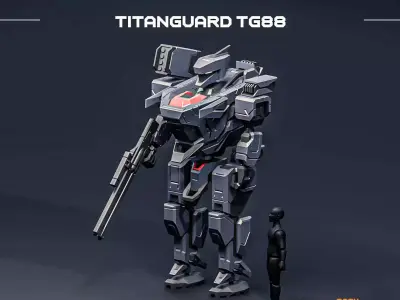Titanguard Mech 3D print model