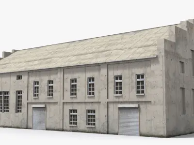 Factory x6 Low-poly 3D model purchase