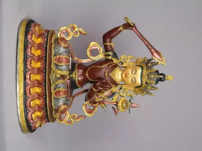 Manjushri Statue Low-poly 3D model