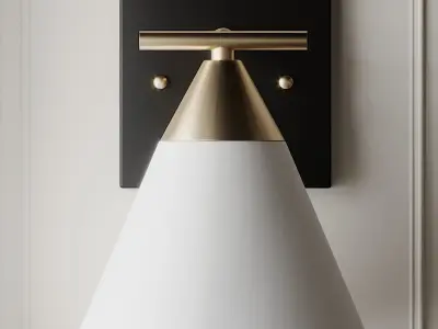YOUNG HOUSE LOVE CLAD CONE BATH SCONCE 3D model