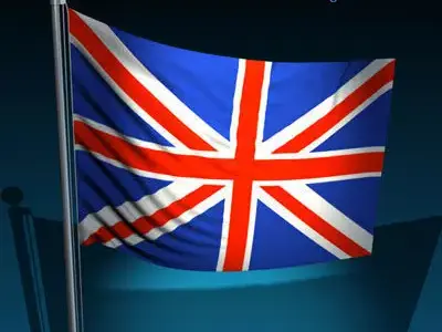 Flag United Kingdom 3D model