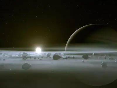 Space Planet Metaverse  Low-poly 3D model