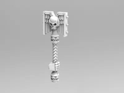Space Priest Rods of Office - Standard and Next Gen Hands 3D print model