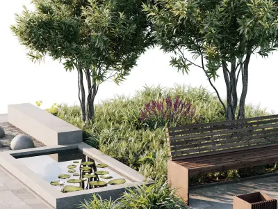 Town Square 8 3D model