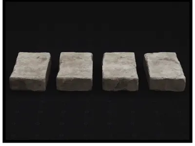 Stone Pack 01 3D Model - PBR Texture Low-poly 3D model