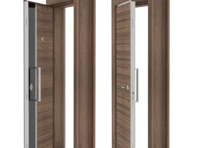 Steel Door 3D model
