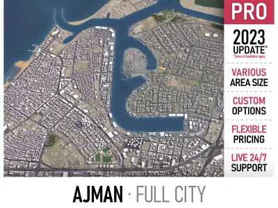 Ajman Low-poly 3D model