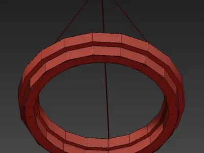 THE CIRCULUS circle hanging from ceiling 3D model