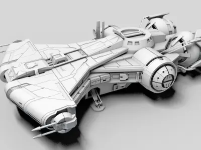 Star Wars Defender Class Light Corvette 3D model