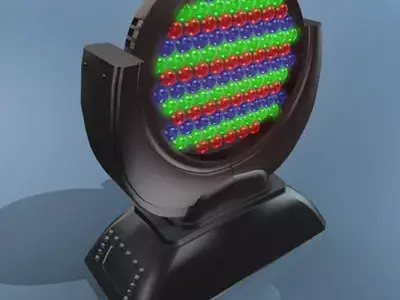 LED moving head 3D model
