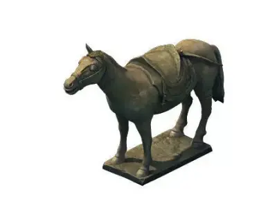 Game Model - Terracotta Warriors and Horses 3D model