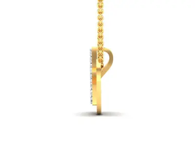 Solitaire Women Star Pendants 3dm STL OBJ FBX Render Details 3D print model