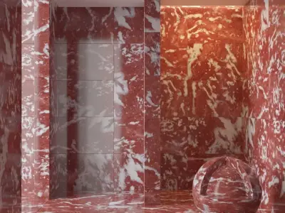 Marble wall 310 3D model