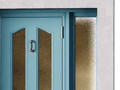 door for interior or exterior 2 3D model