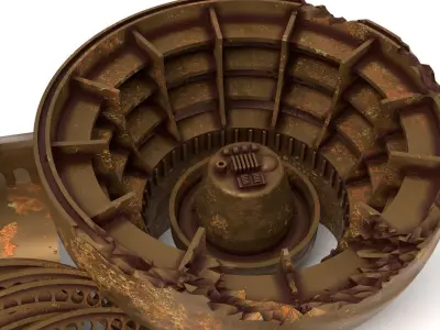 JB-75 Starclipper Wreck 1-6 scale Hottoys 3D print model