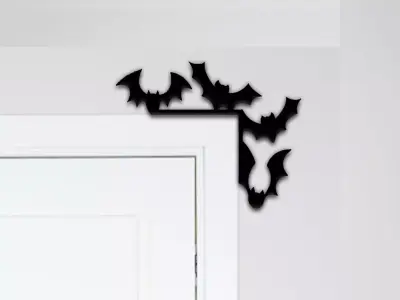 Bat Door Corner Decor 3D print model