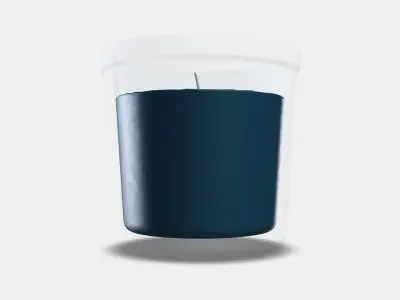 FRUKTSKOG Scented candle in glass 1 Low-poly 3D model