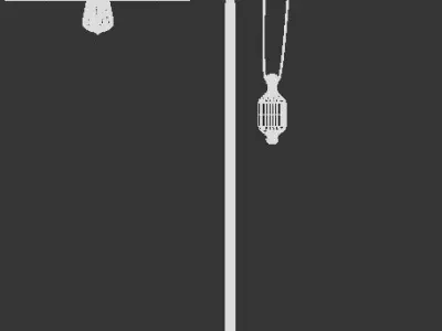 Retro minimalist american family 3D model