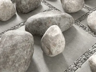 Flowerbed  street decor  square 3D model