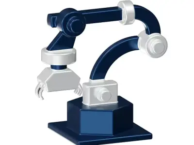 Educational Robot Arm Toy 3D model