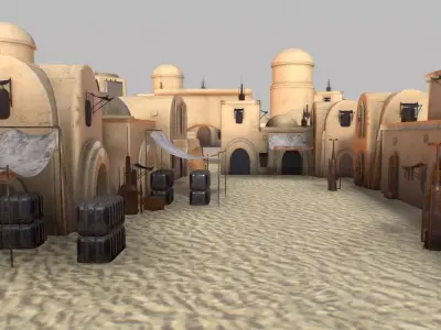 Tatooine environment 3D model