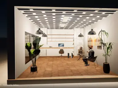 PARAMETRIC OFFICE DESIGN  3D model