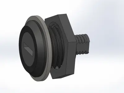 Door Lock Free 3D model